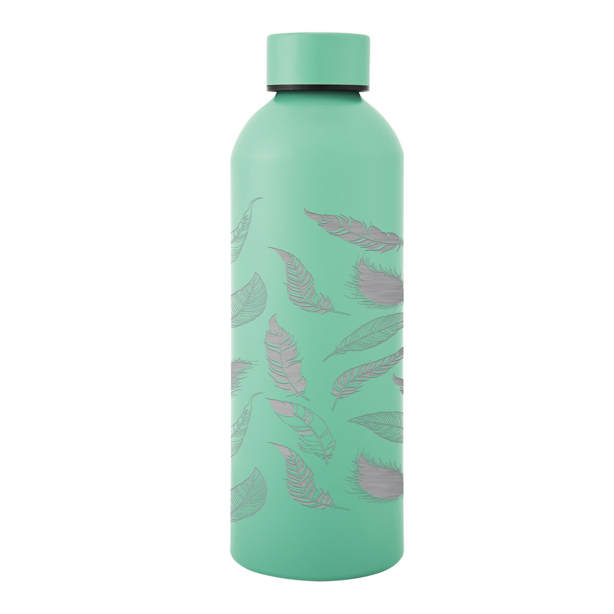 25 Oz. Full Laser Blaire Recycled Aluminum Bottle, custom water bottle with logo imprint 4