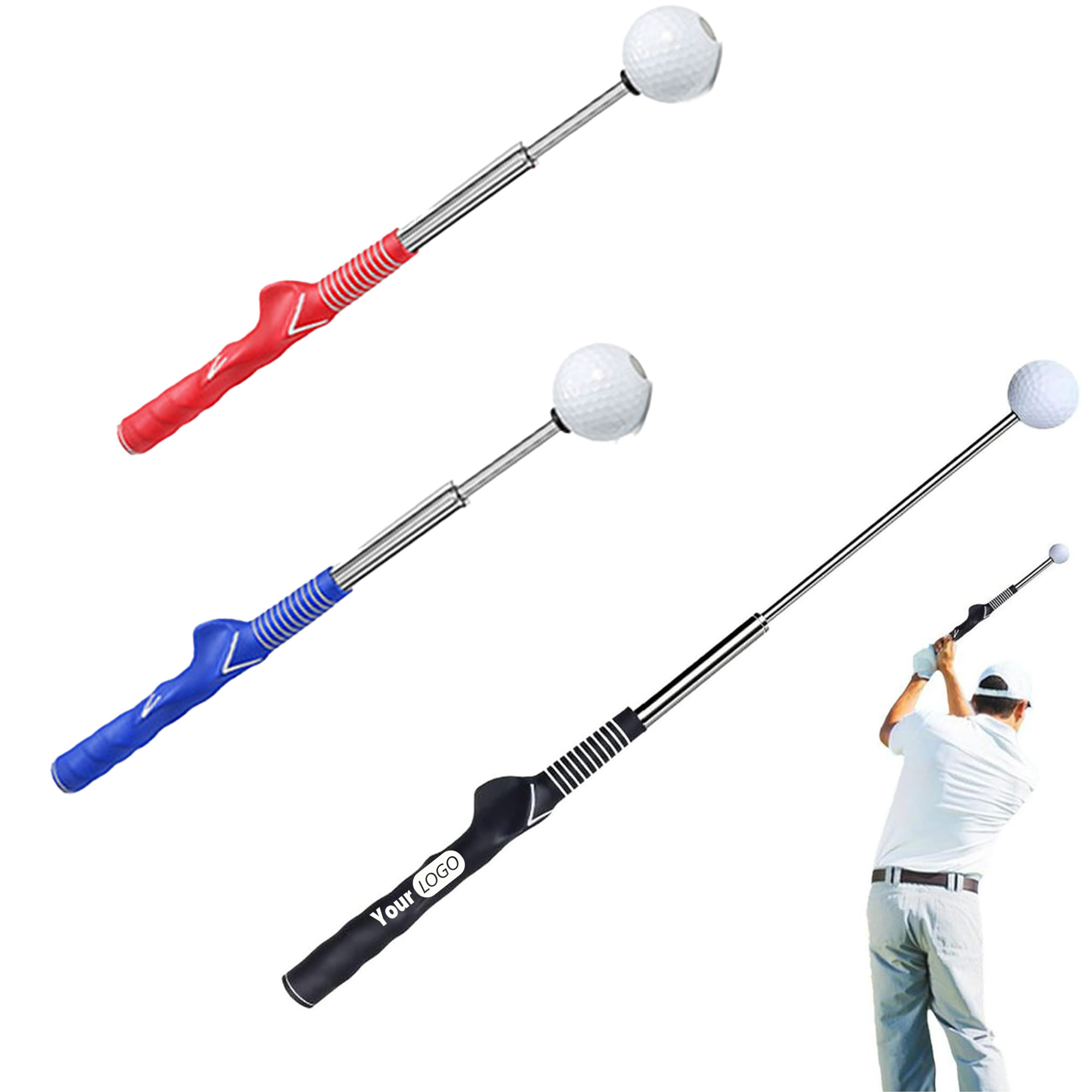Retractable Golf Swing Aid 1