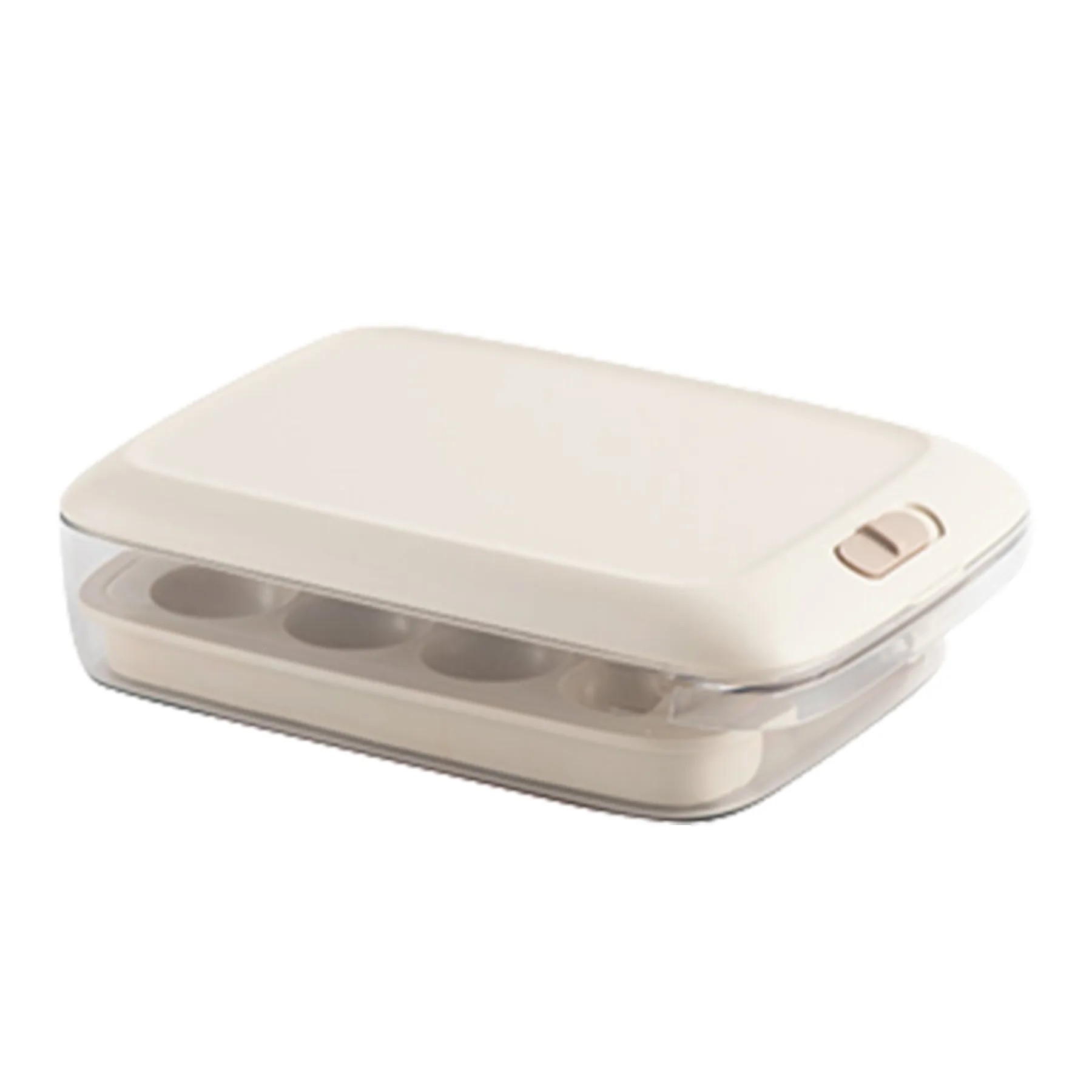 Refrigerator Storage Containers W/Egg Tray 4