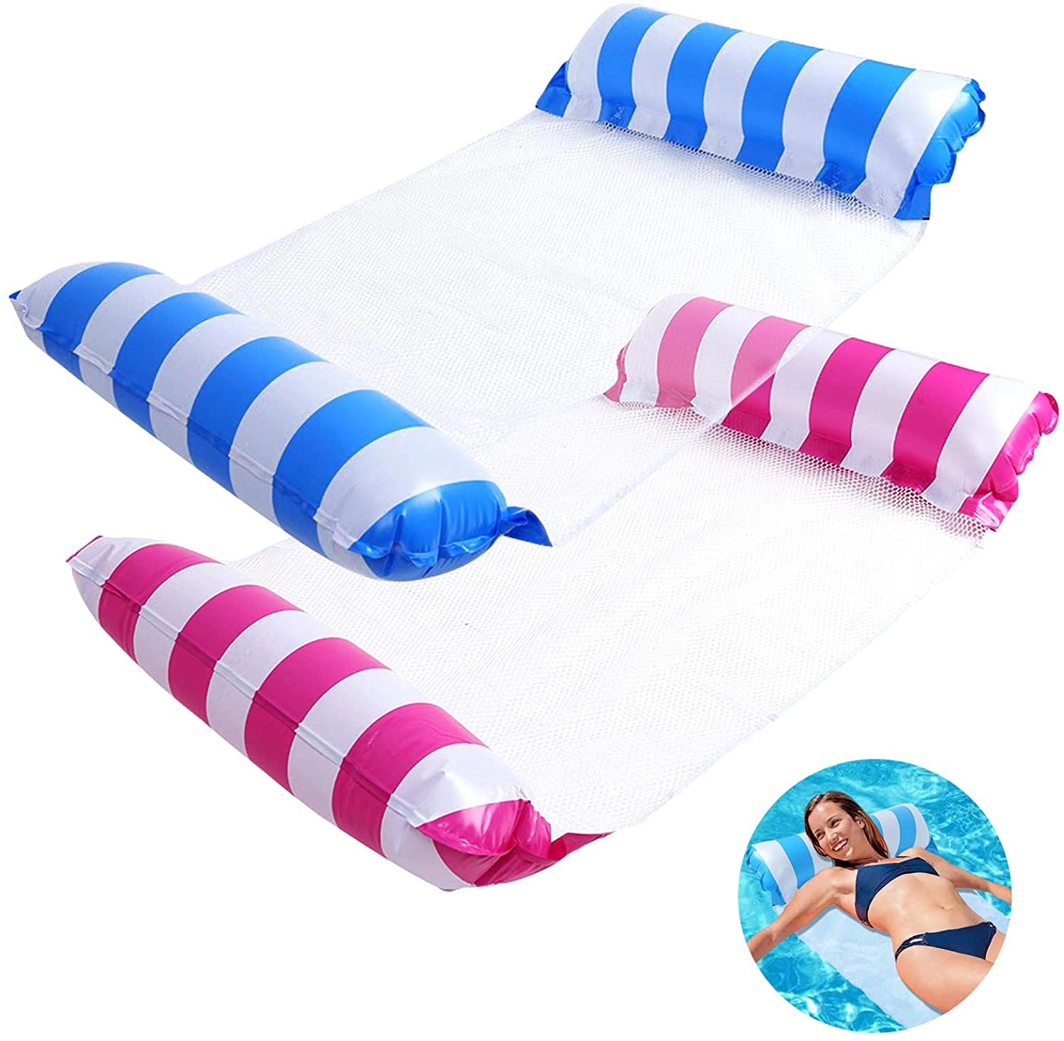 Inflatable Water Hammock Swimming Pool Floats 1