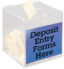 Insert channel for 11"w x 8 5"h insert to use w/D00755 Suggestion Box