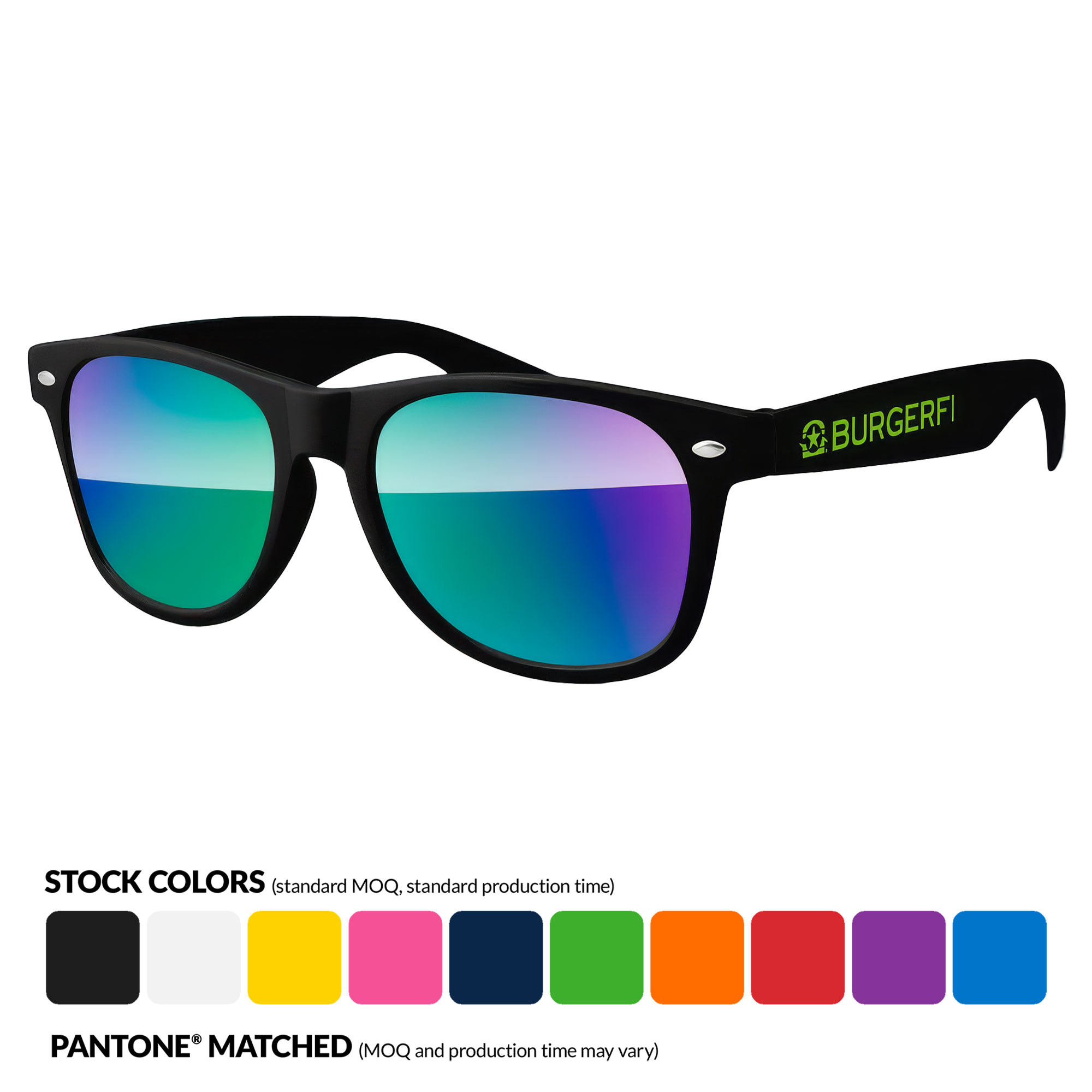 Retro Mirror Sunglasses w/ Polarized Lenses 6