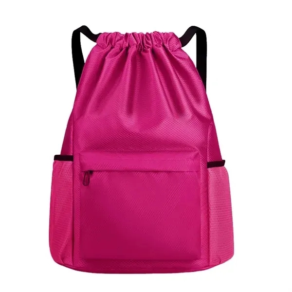 Waterproof Gym Drawstring Backpack 2