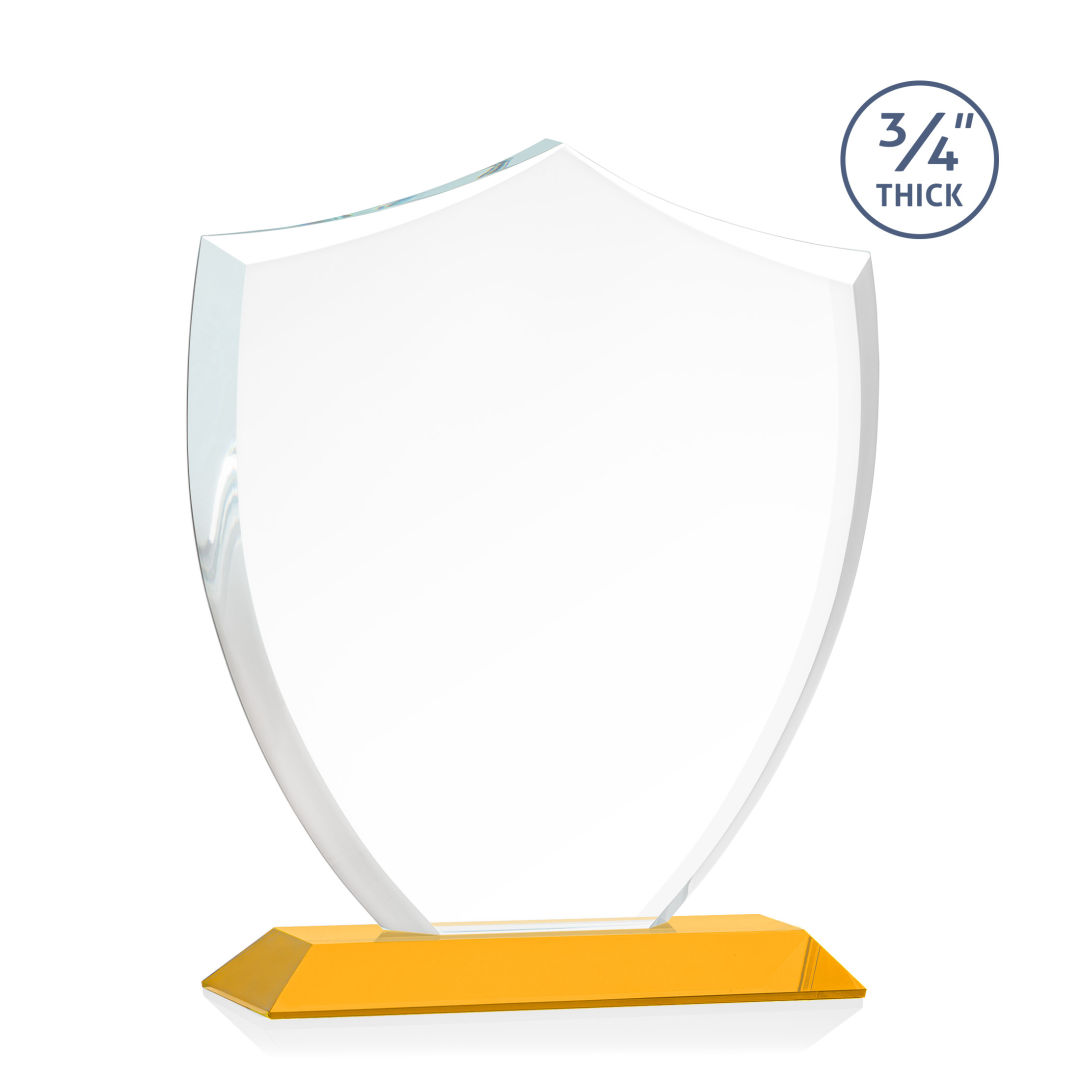 Scudo Shield VividPrint™ Award - Amber 11
