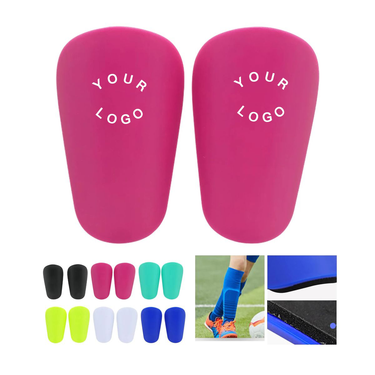 Mini EVA Shin Pads for Soccer Practice 6