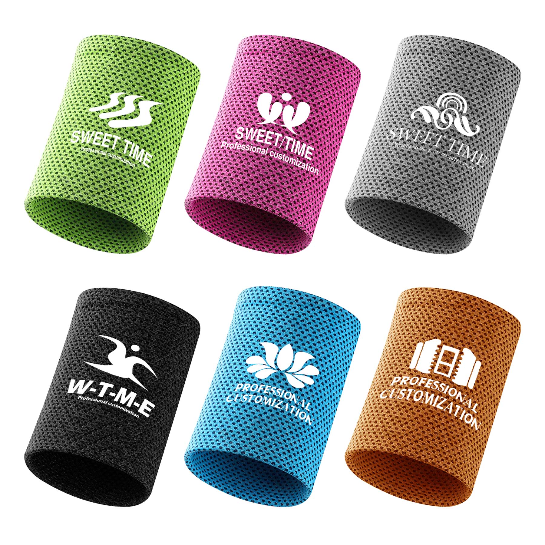 Sport Sweat Absorbent Cooling Wristband 1