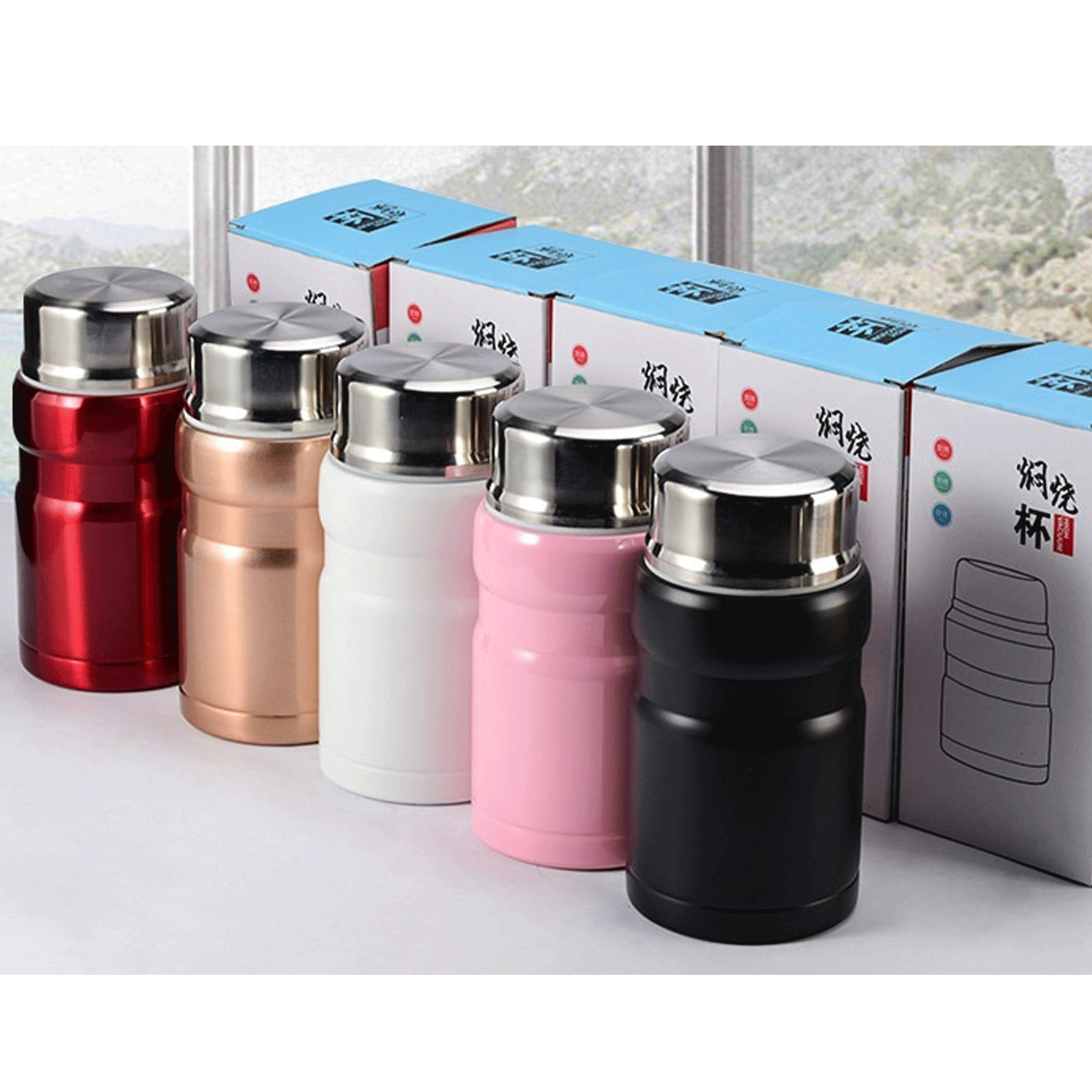 17 25 oz Sturdy Spacious Stainless Steel Insulated Food Jar 19