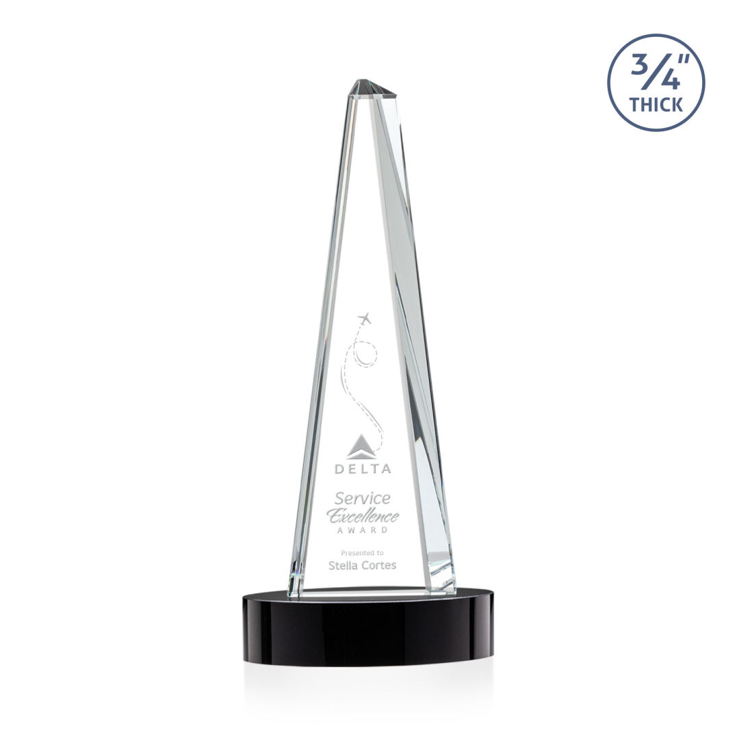 Majestic Tower Award on Alberton Base - Black 9