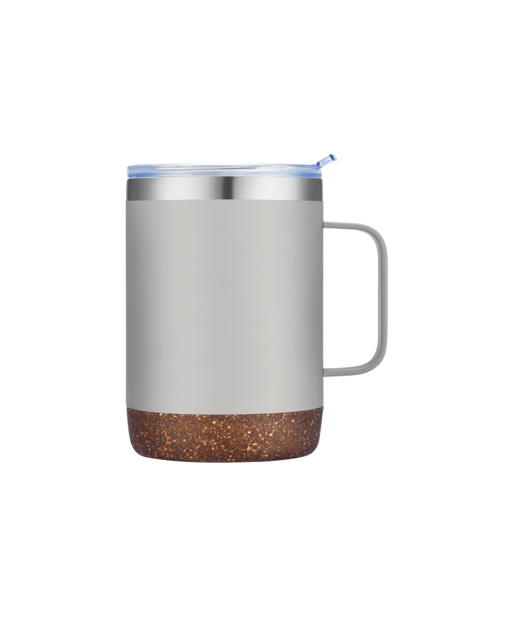 Union Printed - 12 oz Vacuum Mug w/ Cork Bottom - Full Color 2
