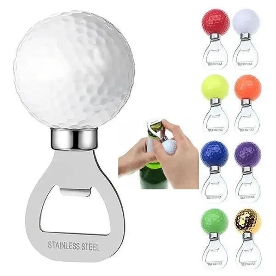Golf Ball Bottle Opener Themed Beer Funny Fridge 2
