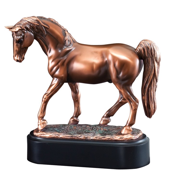 8-1/2" Tennessee Walker Gallery Sculpture Horse Resin 2