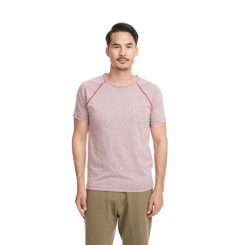 Next Level Apparel Men's Mock Twist Short-Sleeve Raglan T-Shirt 12