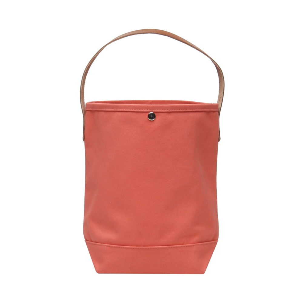 18 Oz. Super Heavy Canvas Bucket Tote w/Leather Handle 3
