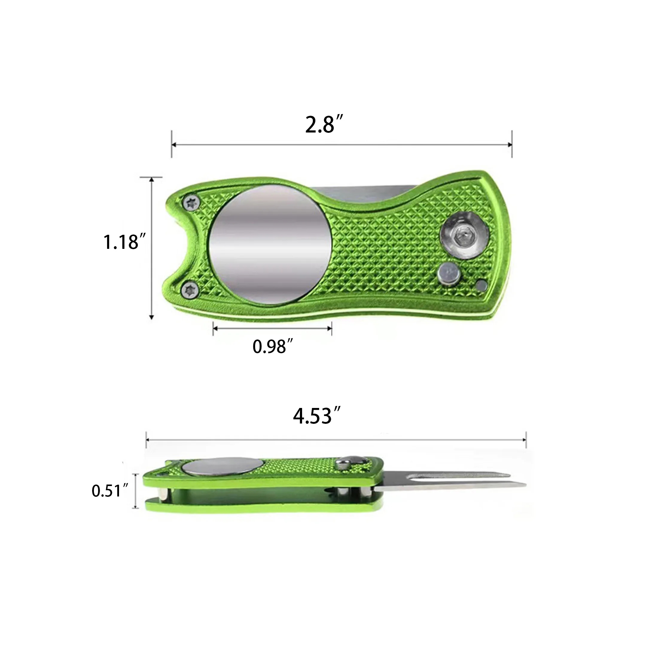 Foldable Golf Divot Tool 3