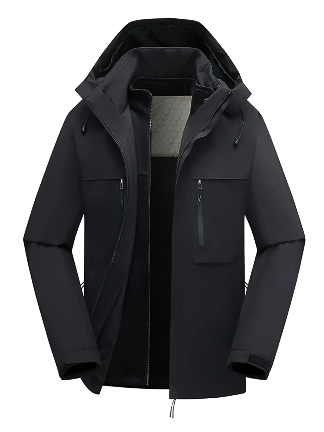 rPET 3in-1 Waterproof Ski Jacket with Fleece Liner 10