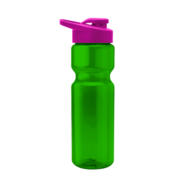Blazer 28oz Transparent Bike Bottle w/Drink-thru Lid 312