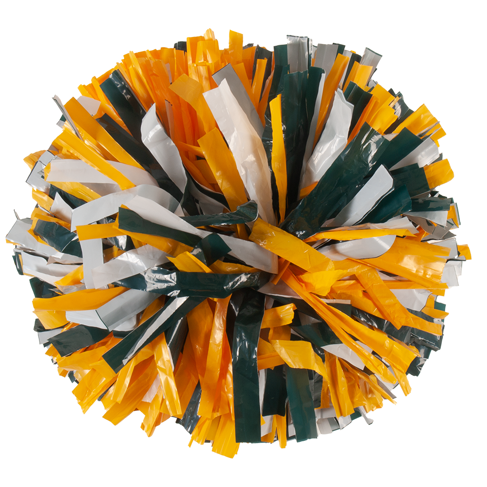 Custom Plastic Show Pom - Mixed Colors 35
