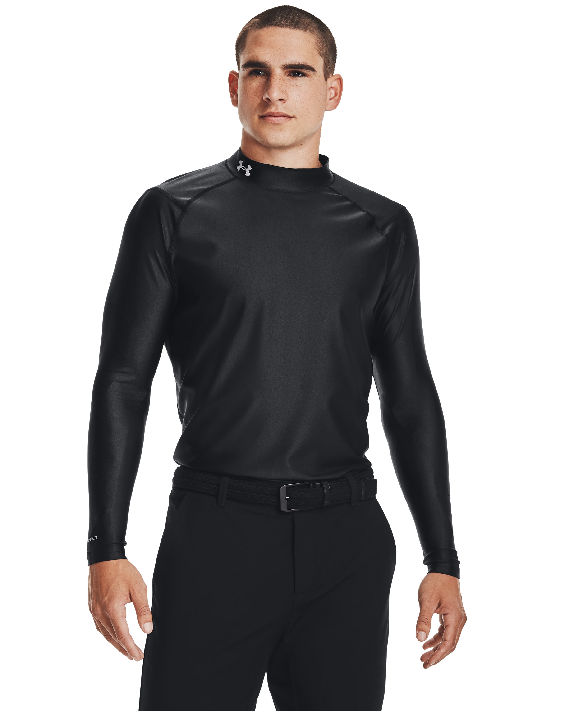 UA Iso-Chill Men's Long Sleeve Golf Mock 2