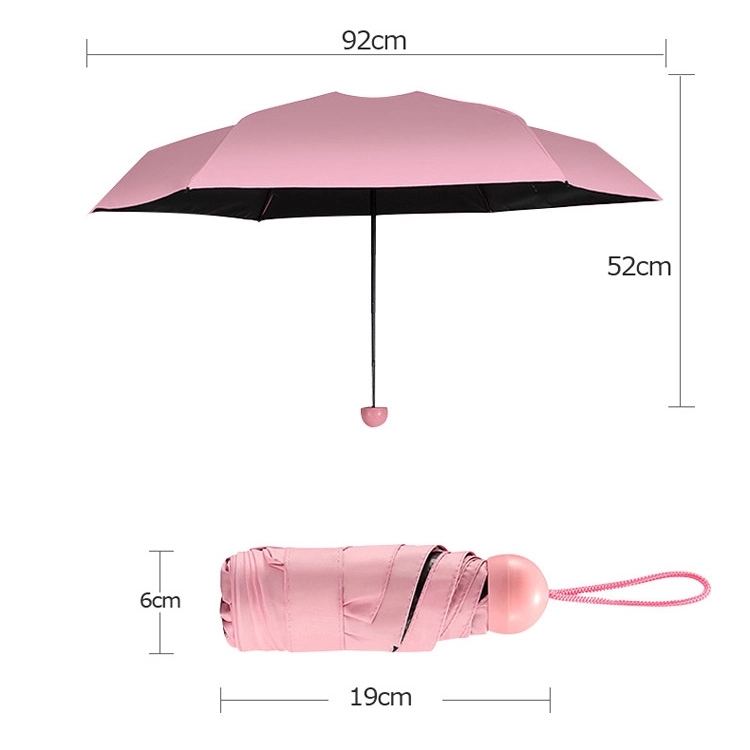 Mini Pocket Umbrella With Capsule Case 13