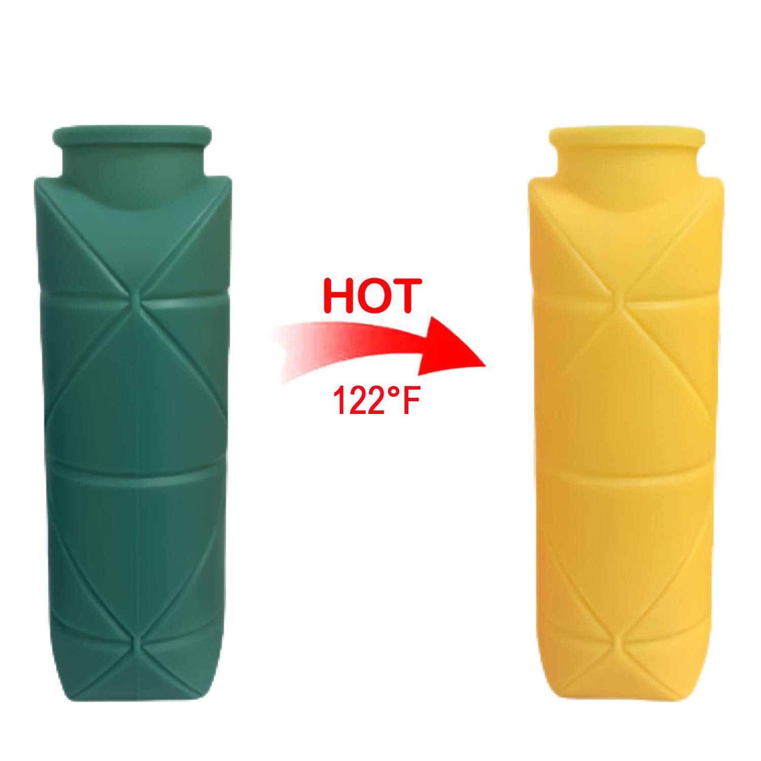 17oz Silicone Color-Changing Collapsible Sports Water Bottle 2