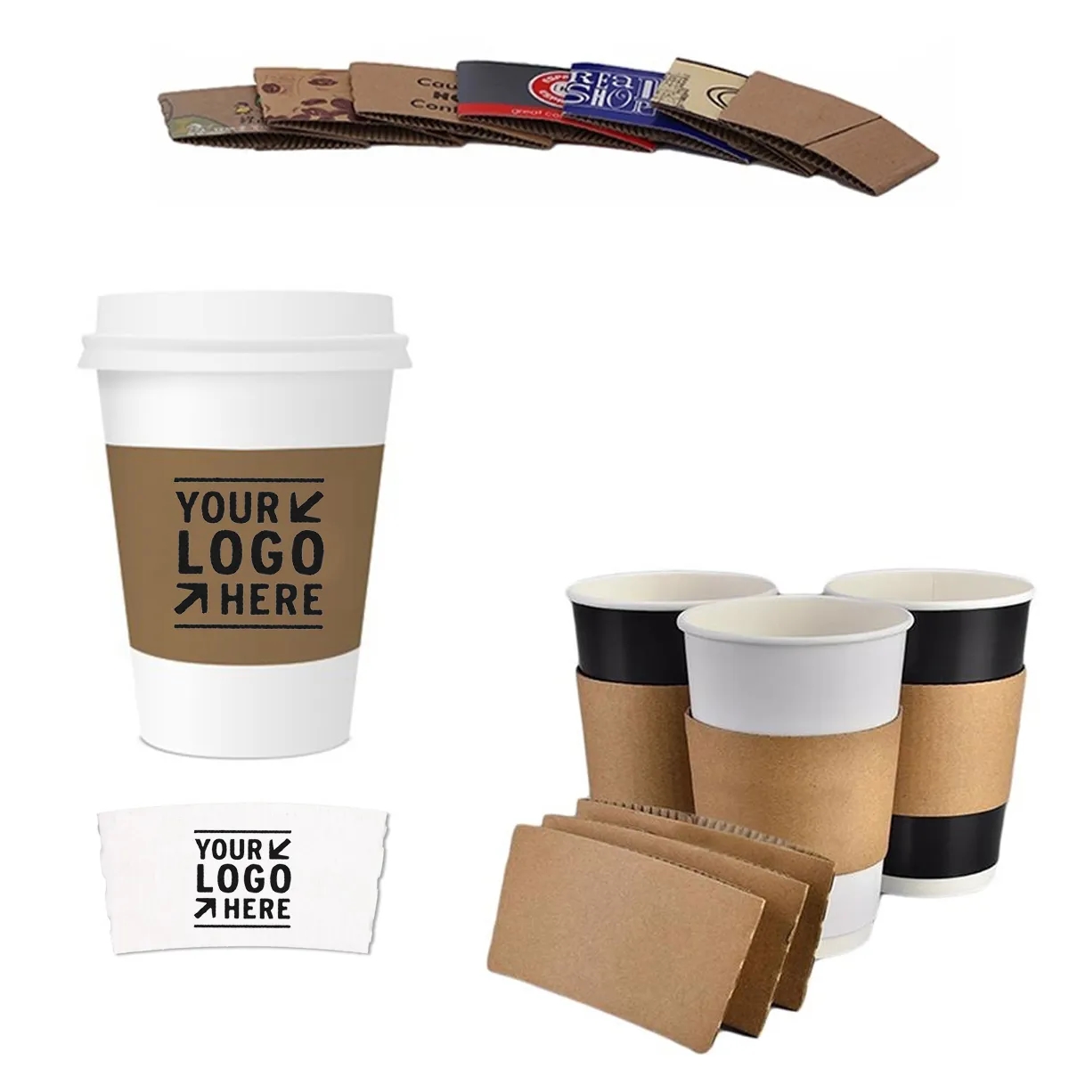 Kraft Coffee Clutch Insulated Beverage Wraps