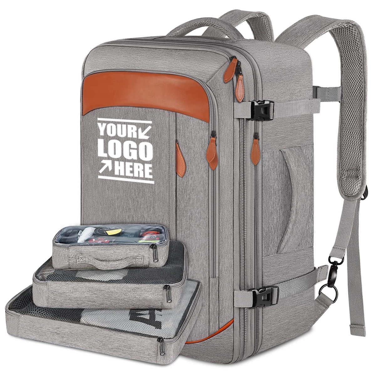 40L Airline Approved Travel Backpacks with 3 Packing Cubes 4