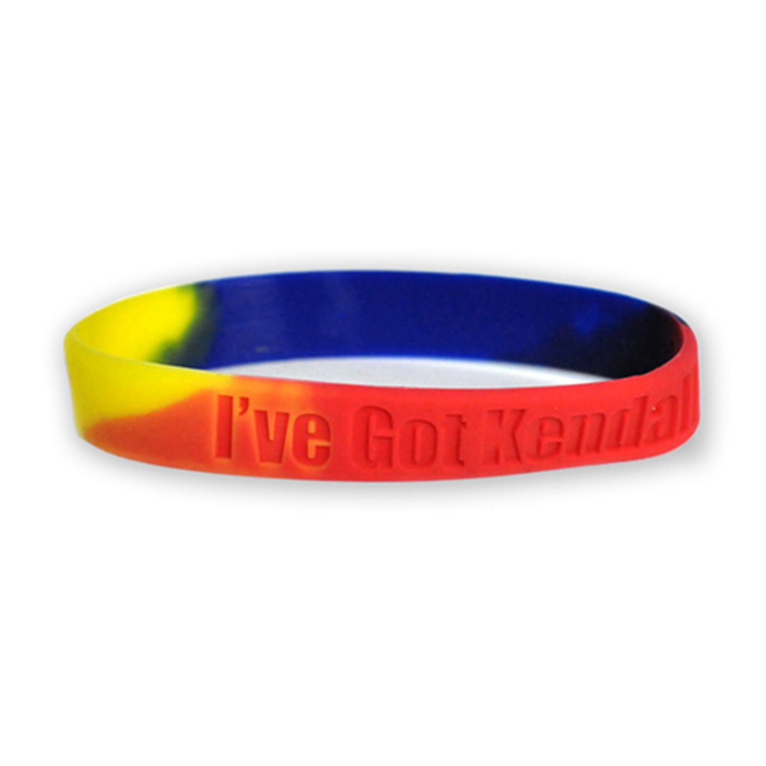 Segmented Debossed Wristband 1