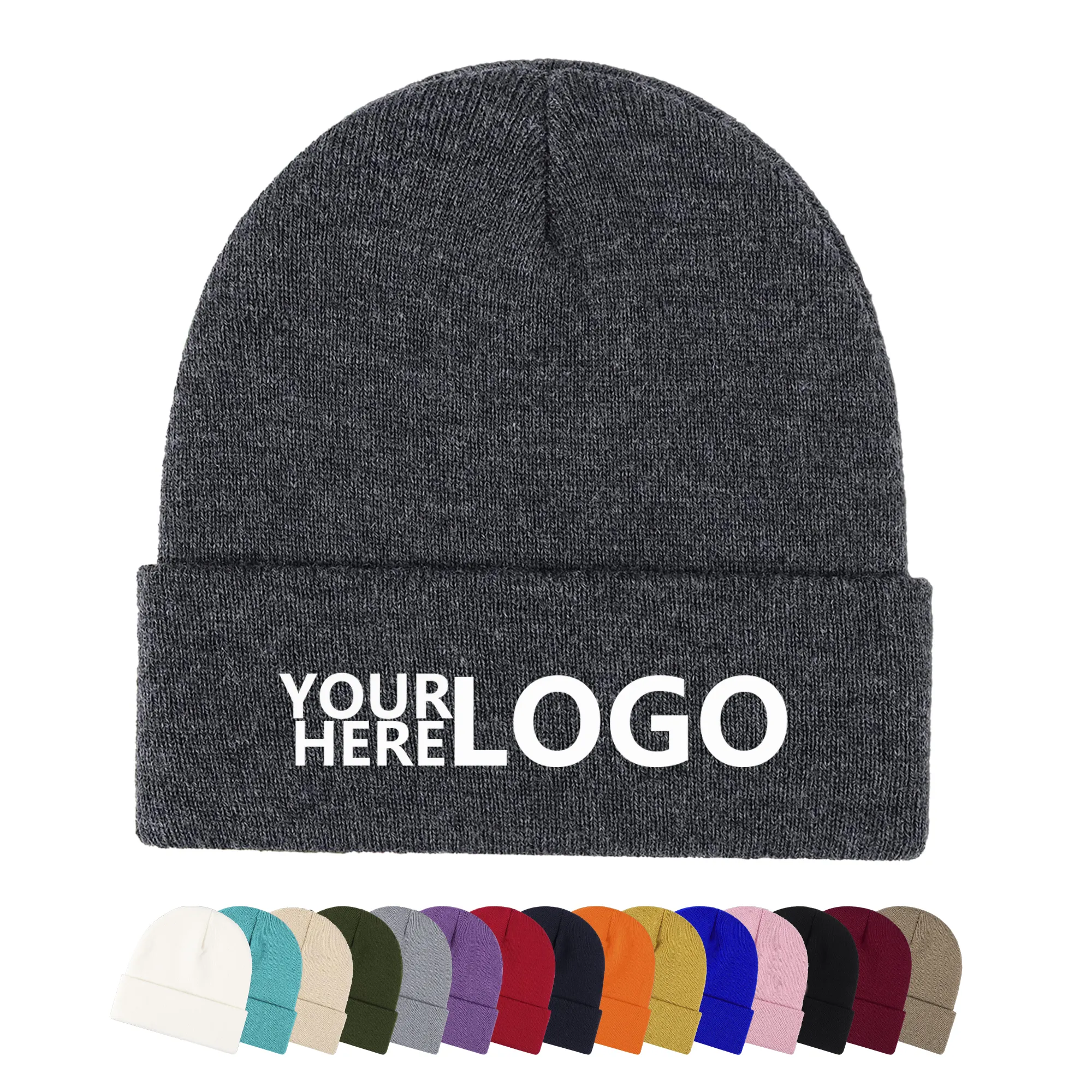 Customizable High-Quality Warm Knitted Hat 3