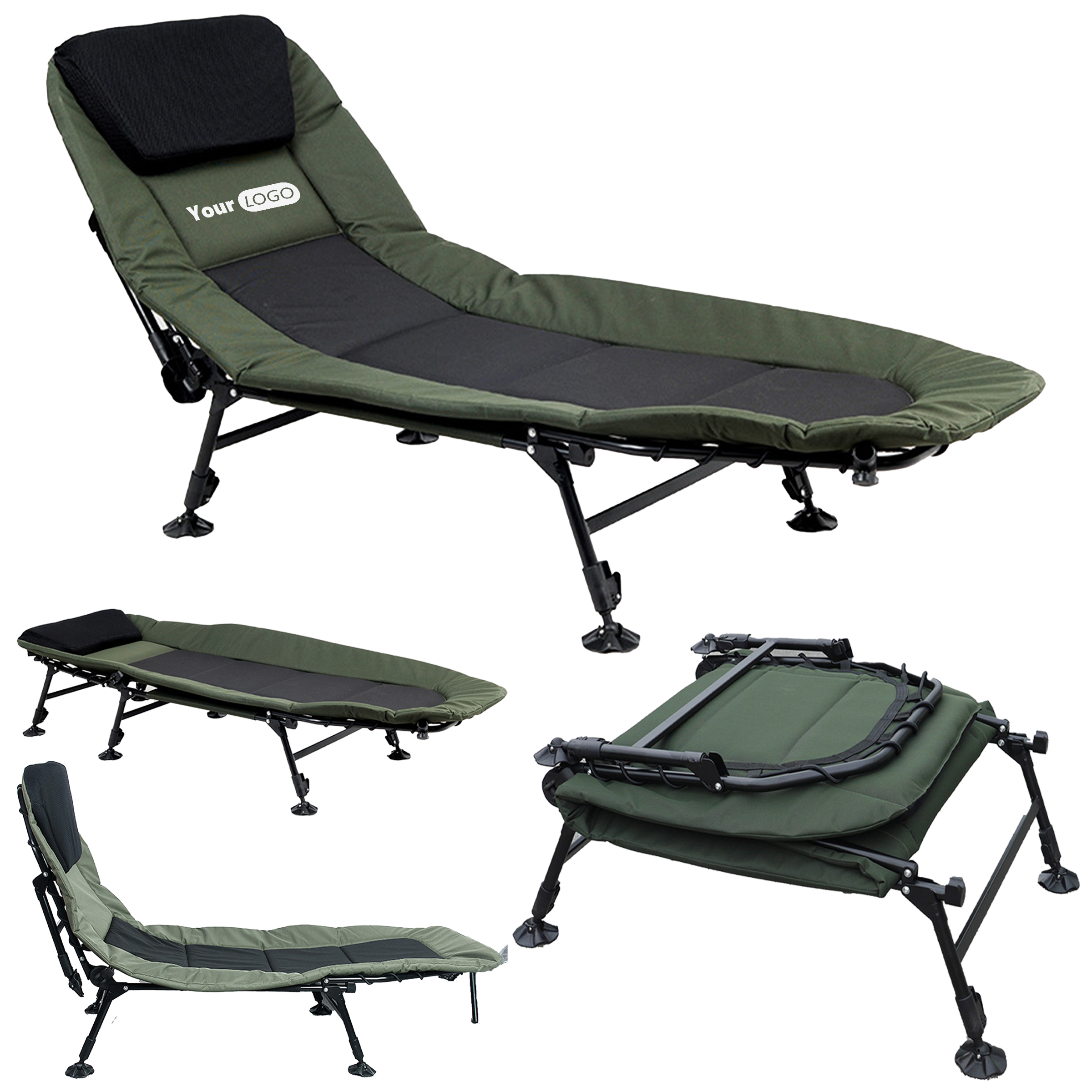 Iron Outdoor Leisure Folding Bed 7