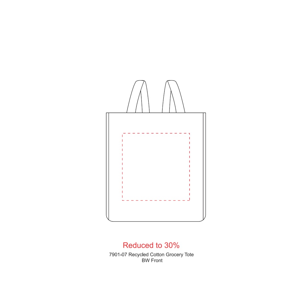 Recycled Cotton Grocery Tote 72