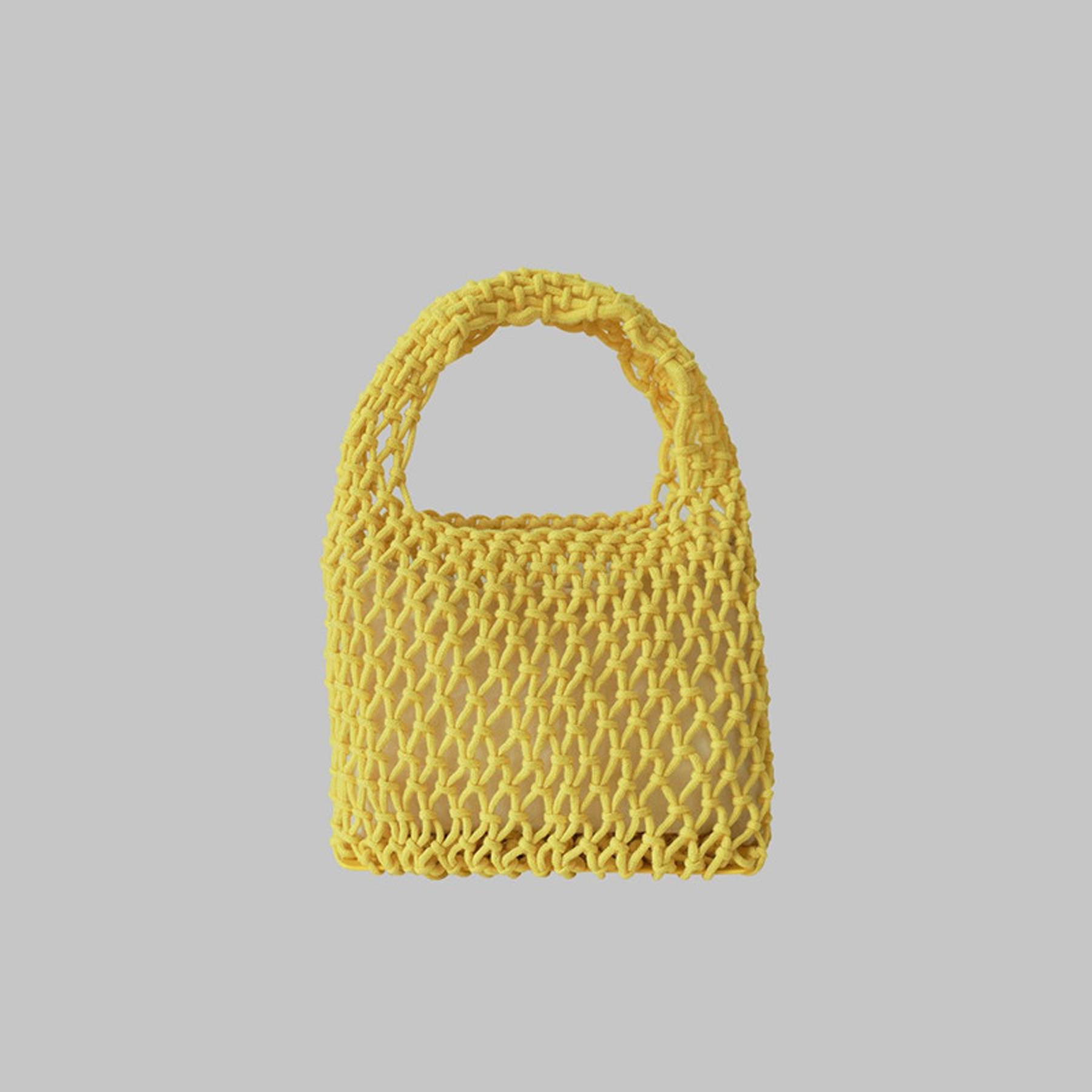 Women Cotton Beach Woven Mini Handbag 6