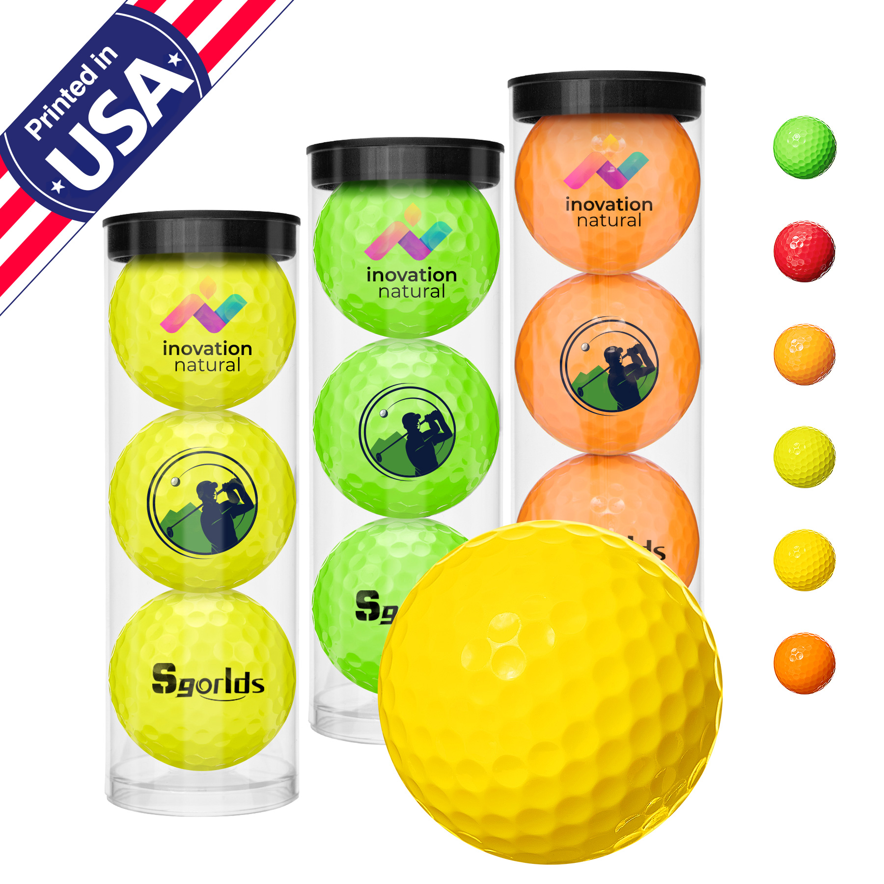 Colored Golf Balls 10