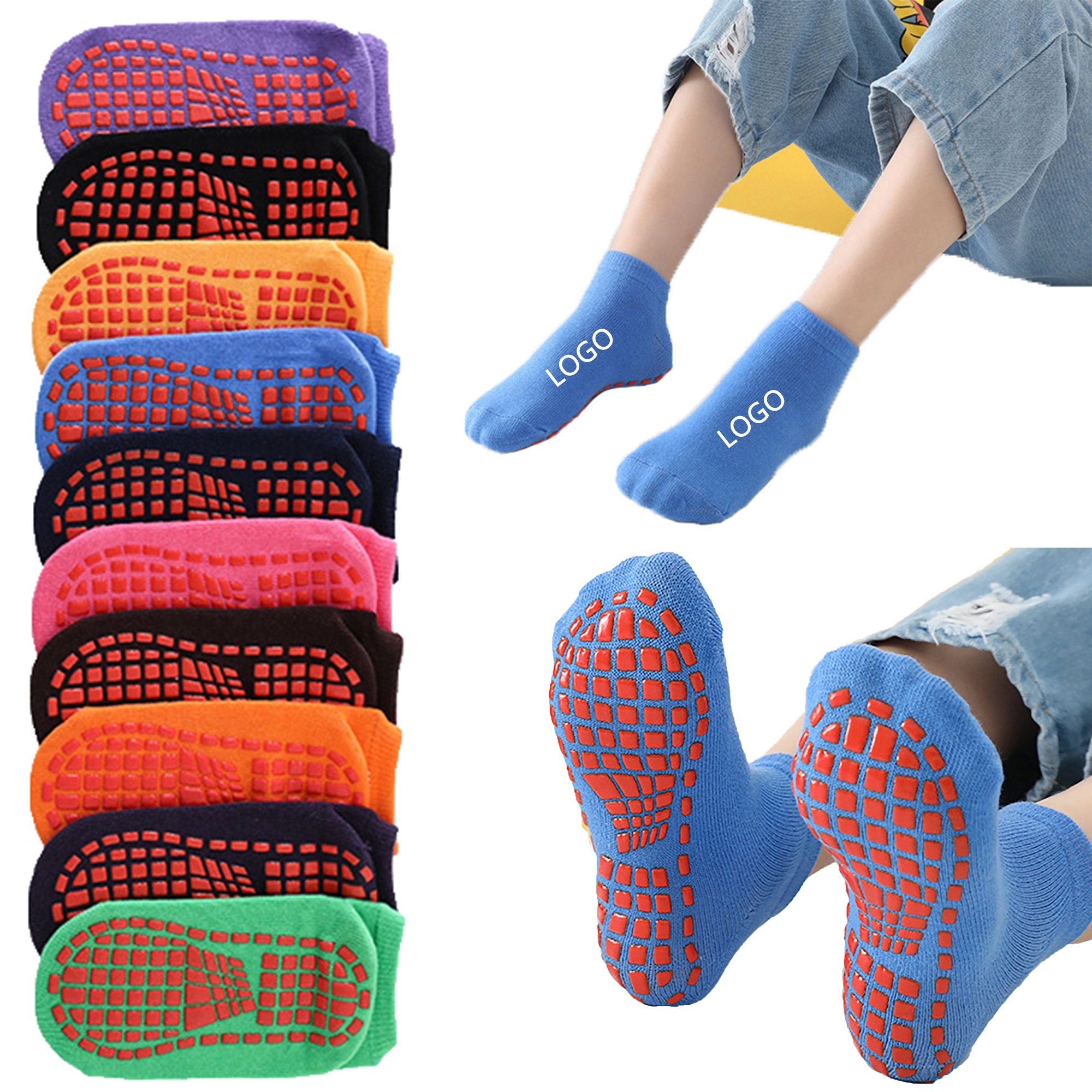 MOQ 50pcs Non Slip Yoga Socks 2