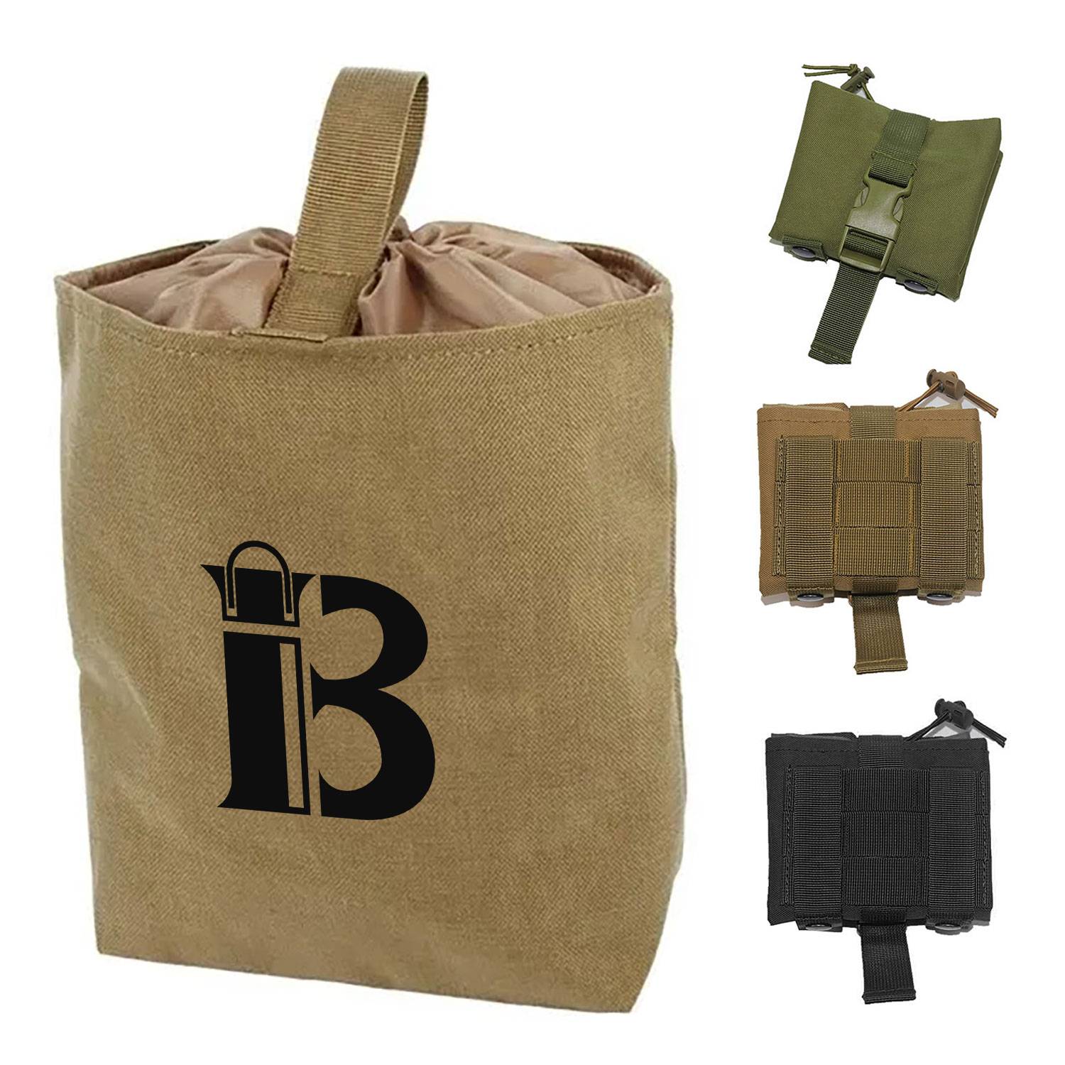 Outdoor tactical folding recycling bag