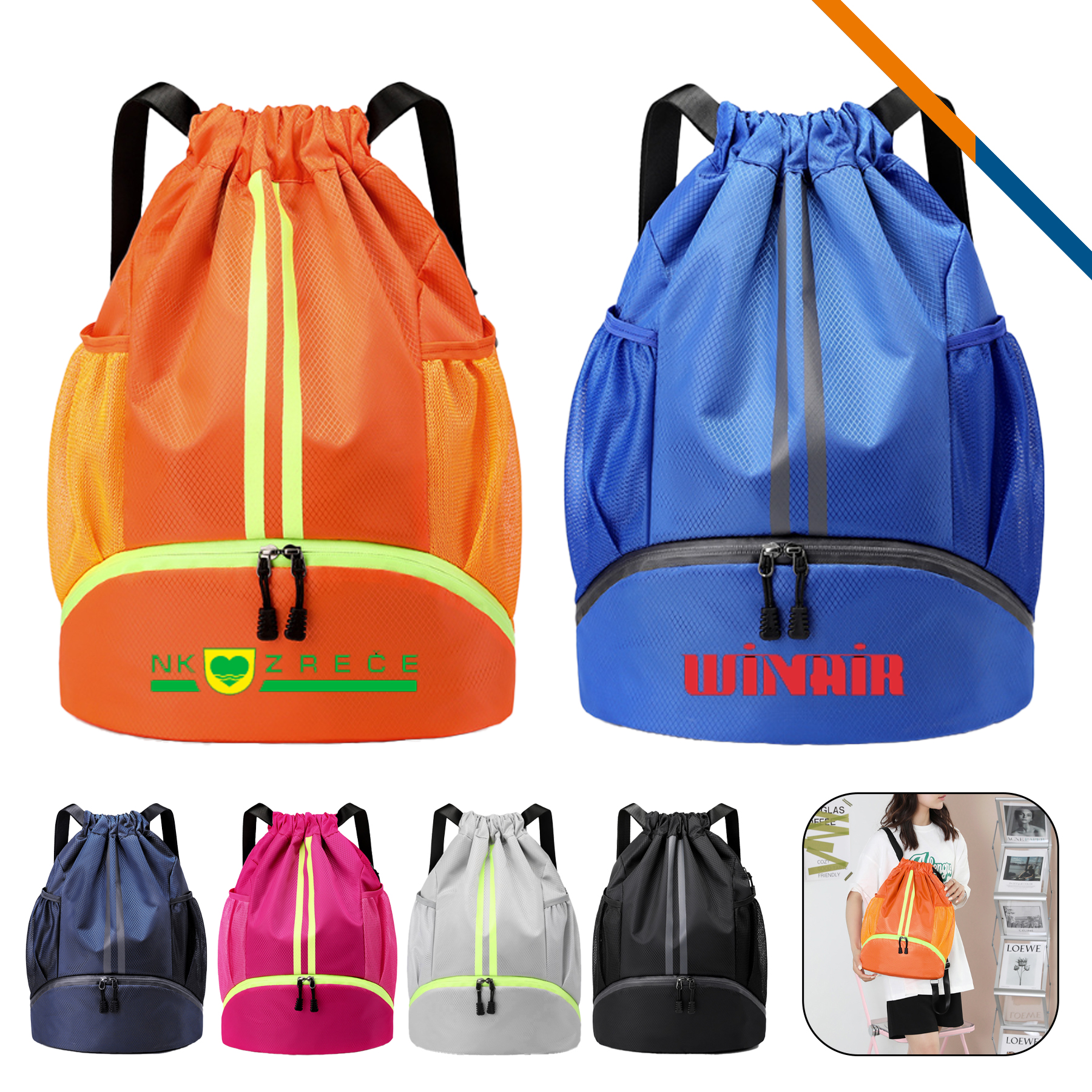 Vera Drawstring Backpack 8