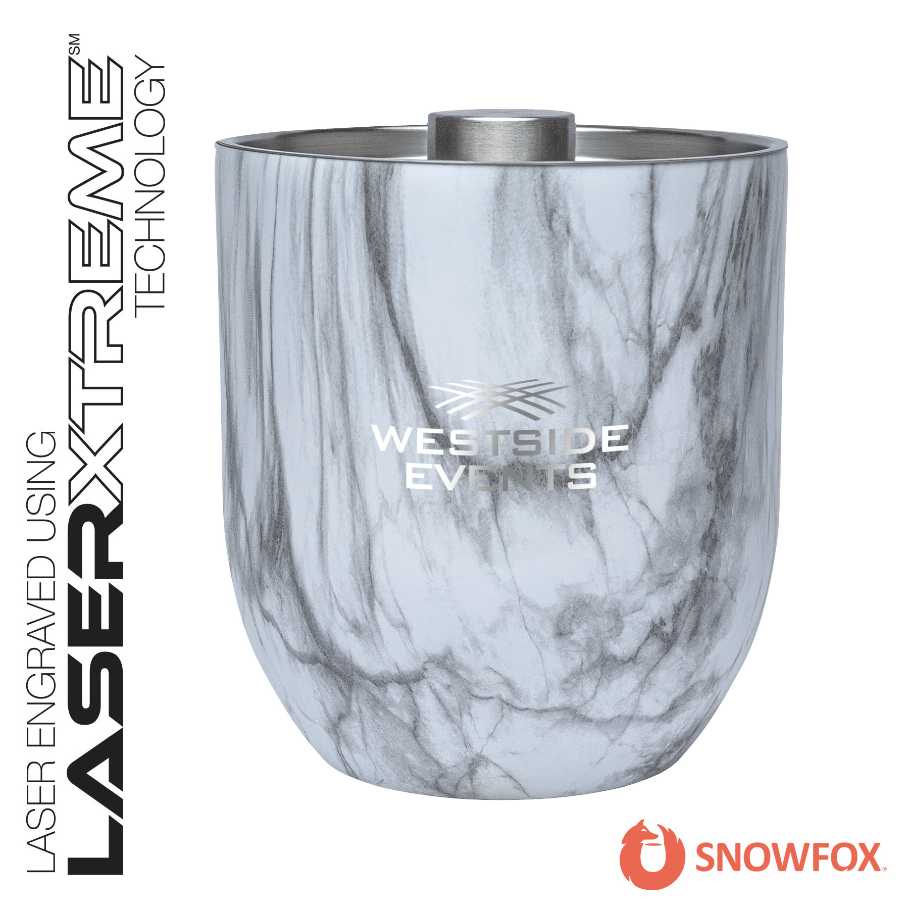 Snowfox® 3L Vacuum Insulated Ice Bucket 12