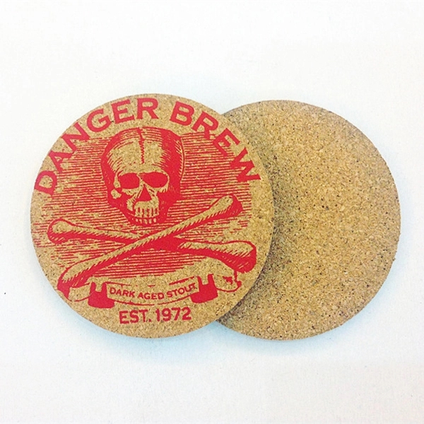 Round Cork Coasters - 3.5" 5