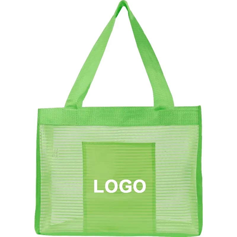 Sheer Striped Tote Bag 9