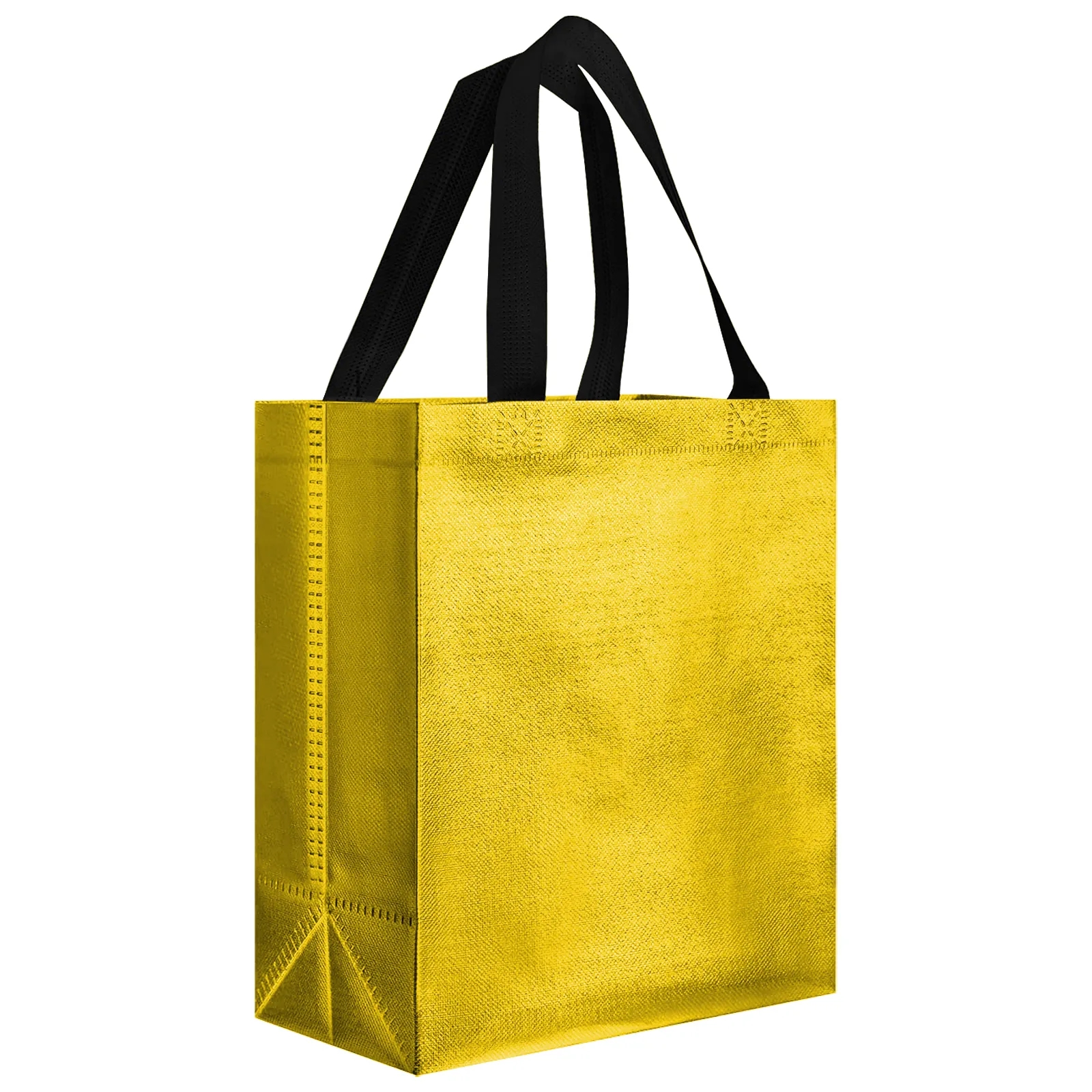 Gift Bags Shopping Glossy Reusable Grocery Tote with Handles 17