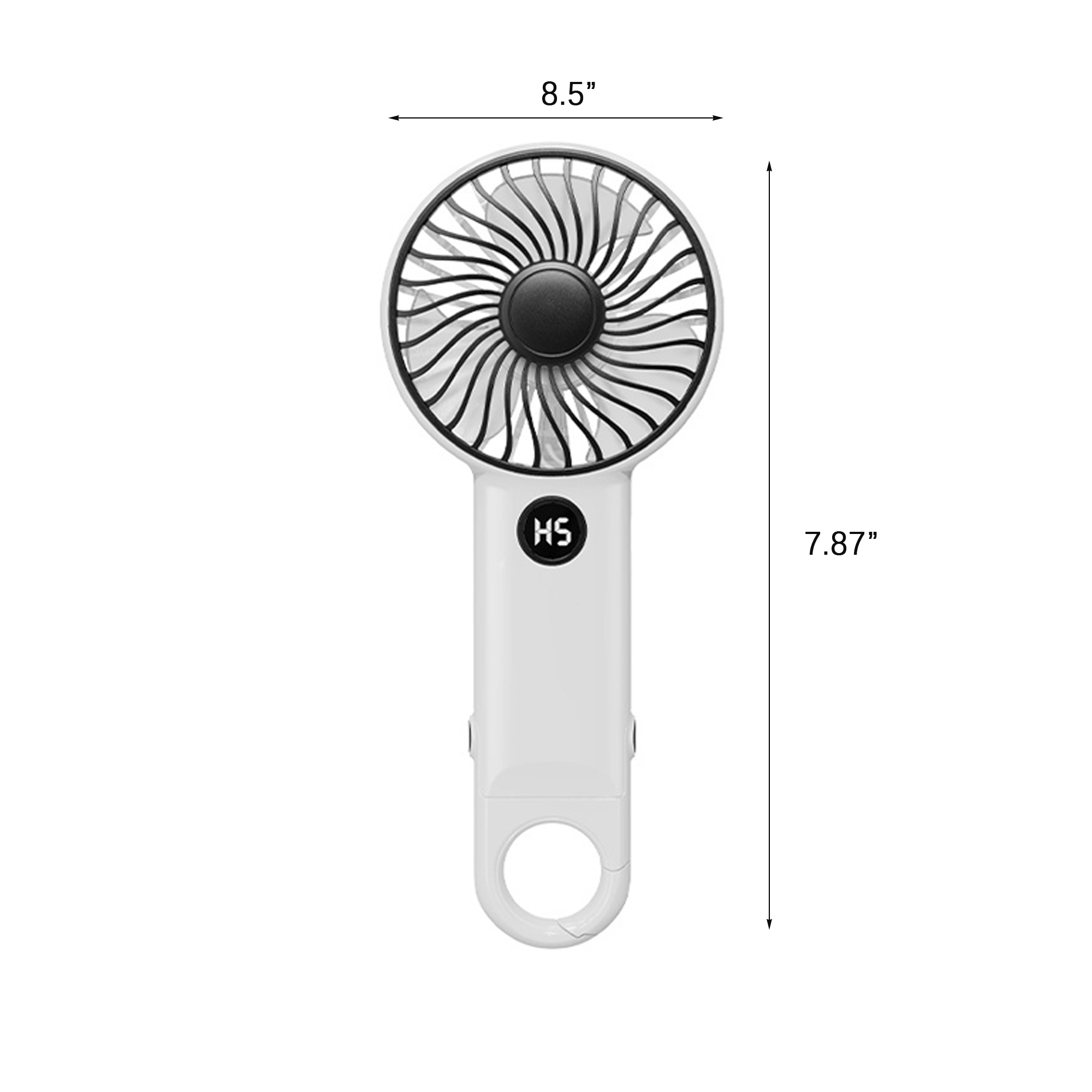Mini Handheld Carabiner Clip Fan 3