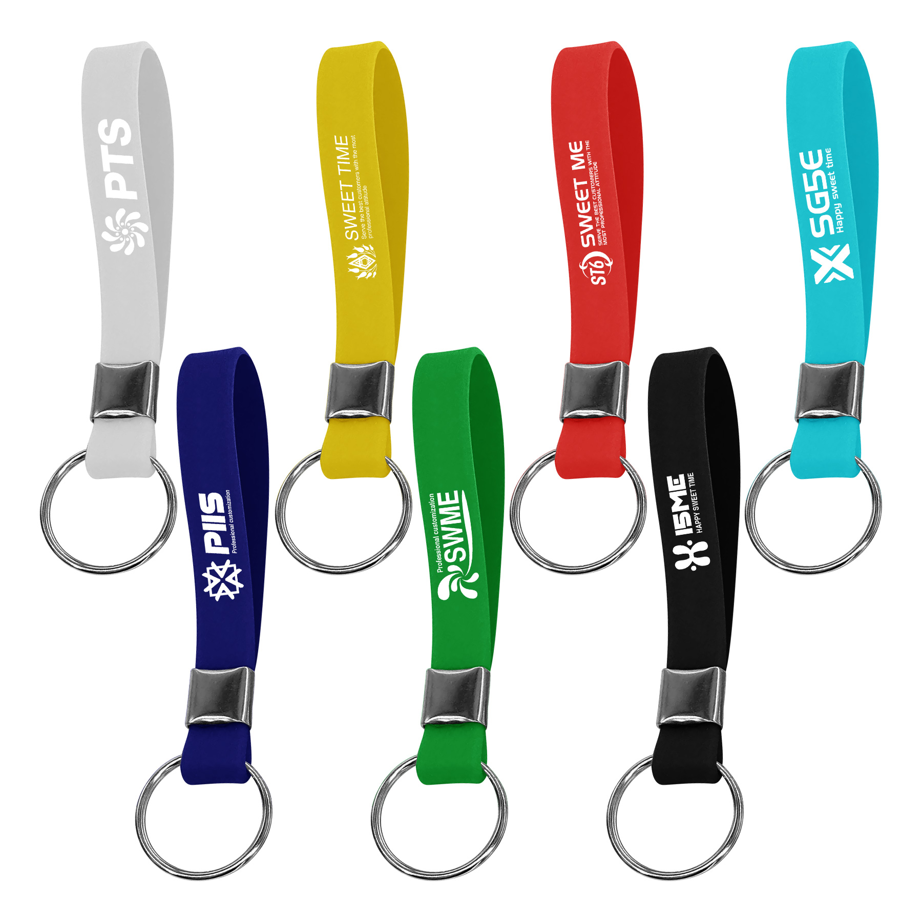 Silicone Wristband Key Chain 1