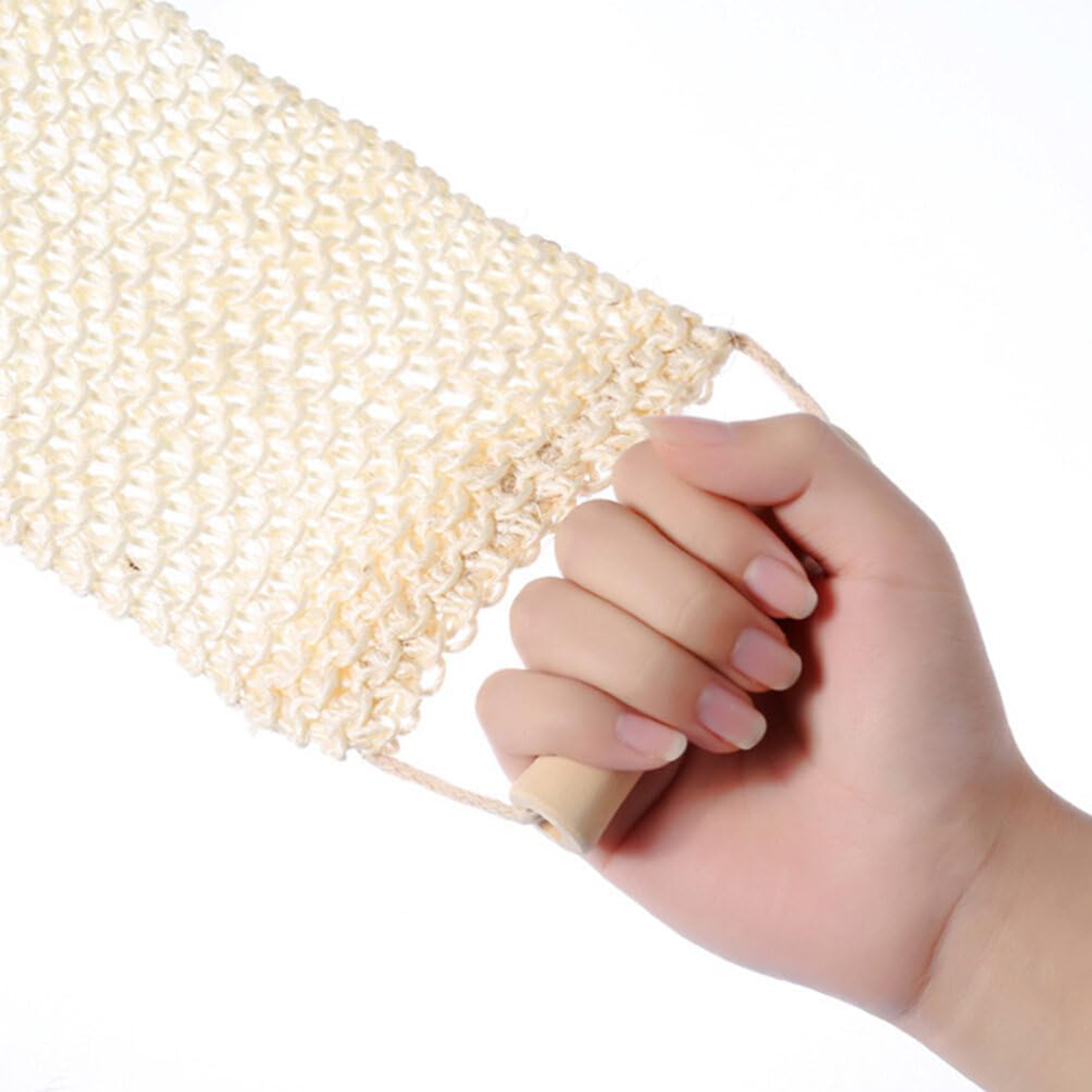 Sisal bath scrubber 2