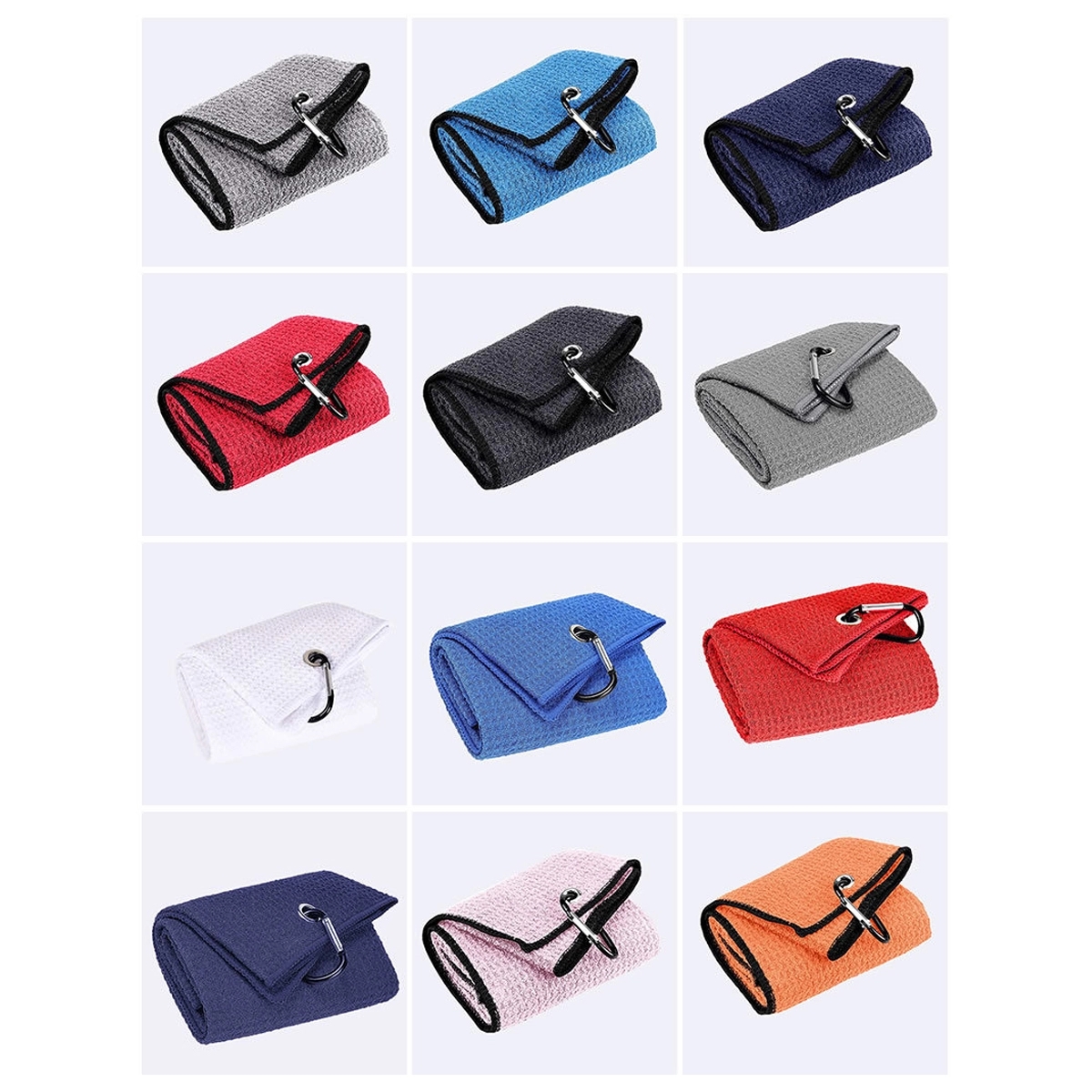 Microfiber Waffle Pattern Golf Towel 4
