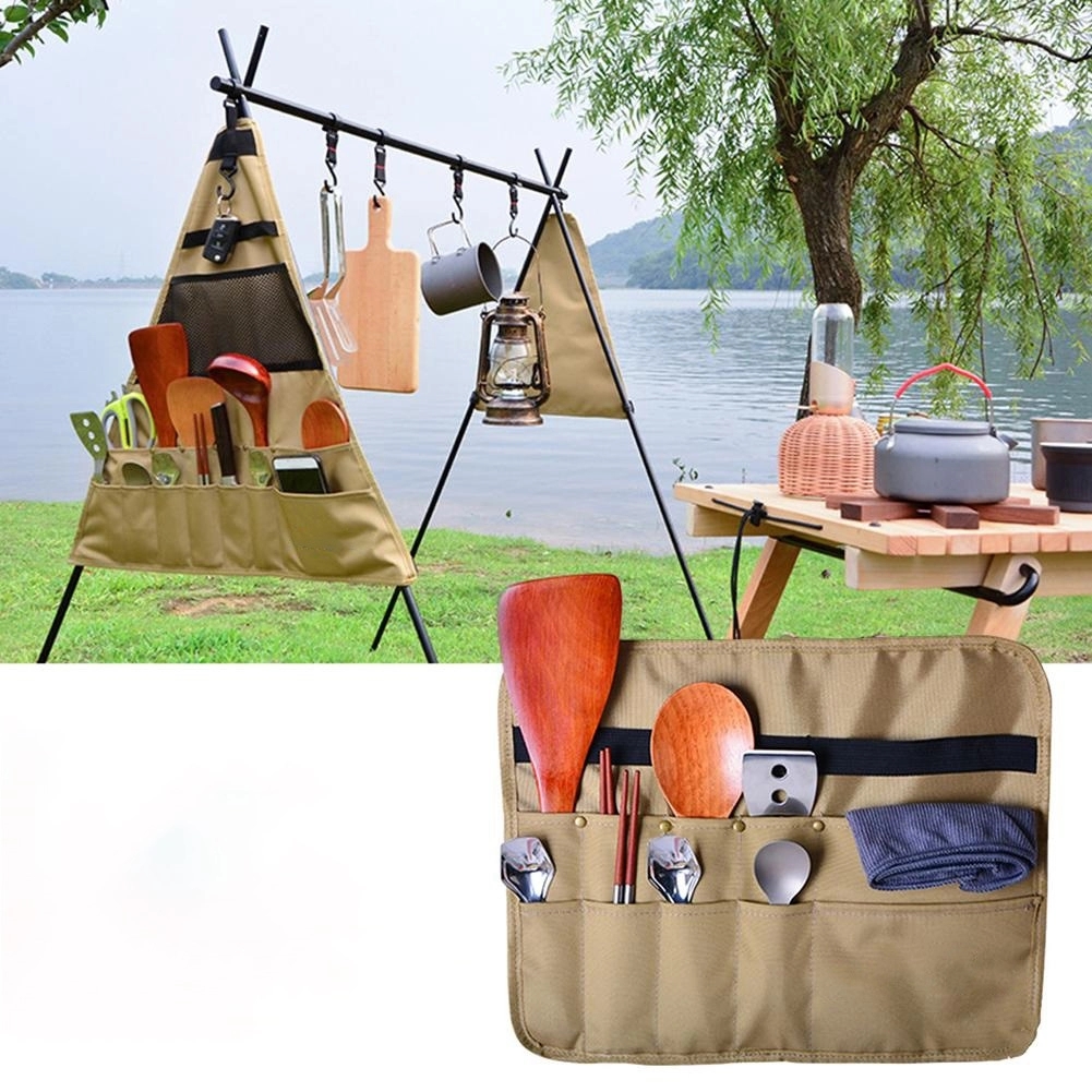Camping Picnic Cutlery Flatware Storage Hanging Bag 1