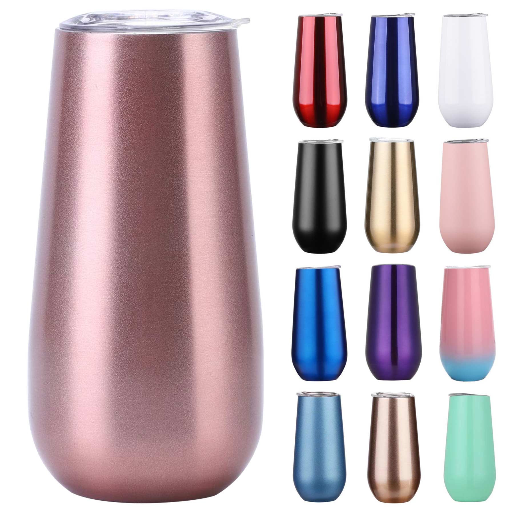6oz Wine Tumbler With Lid 1