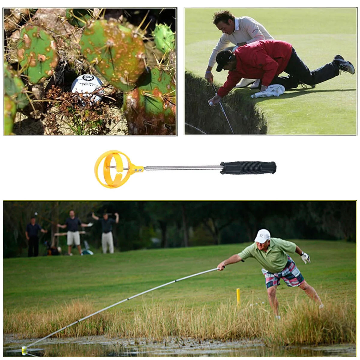 Telescopic with Spring Release Golf Ball Retriever 5
