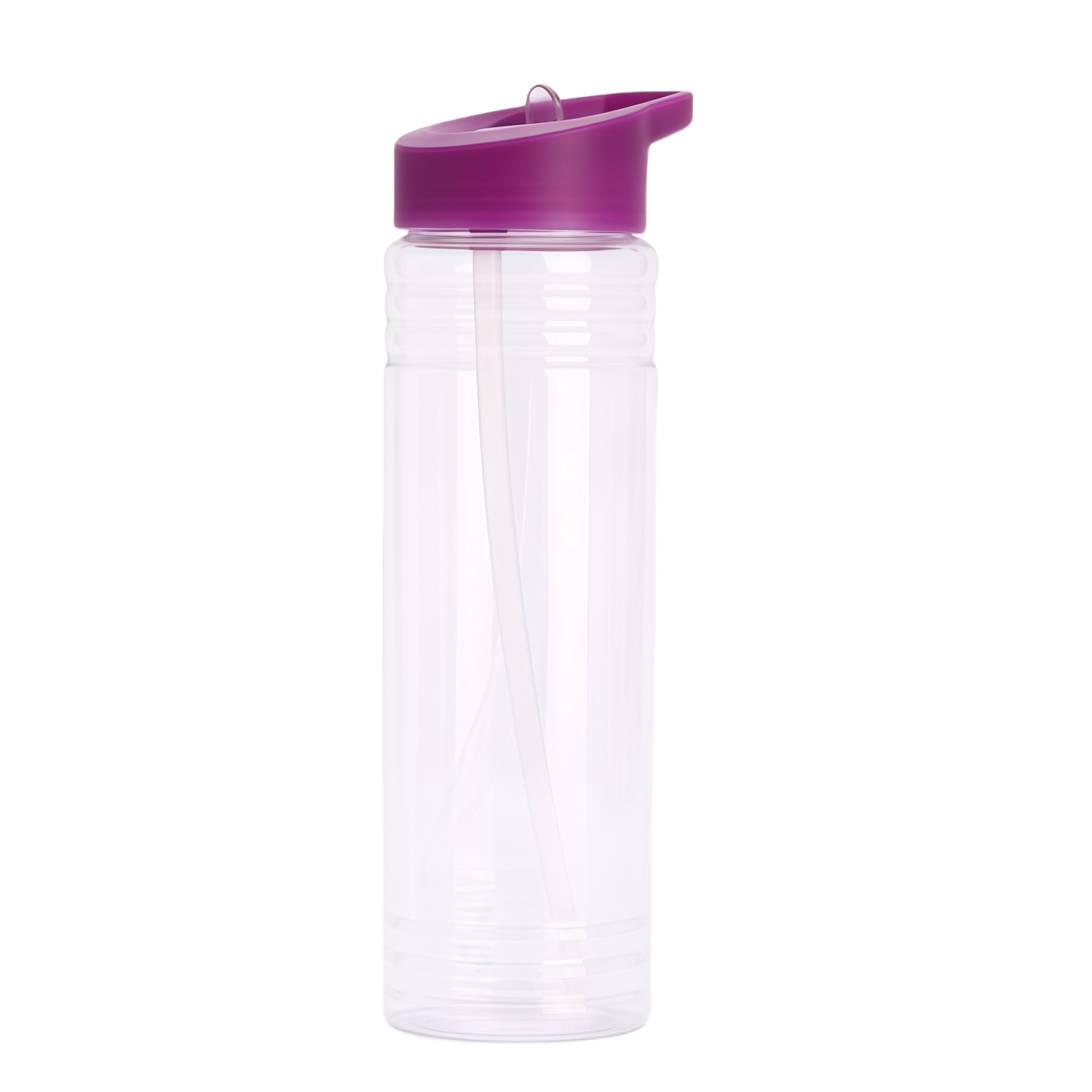 700ml Plastic PS Straw Cup with Handle Lid 1