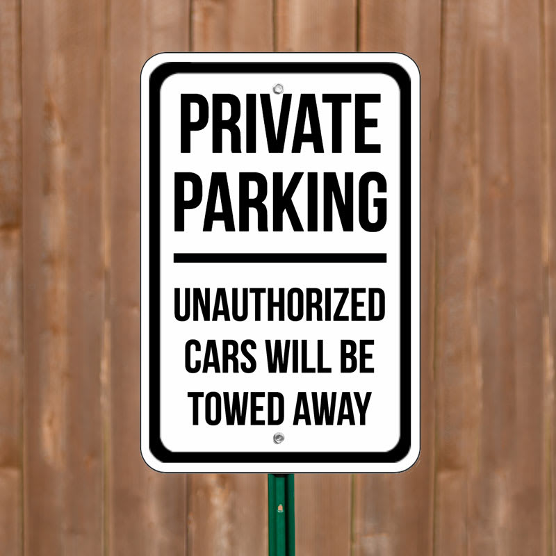 Custom Parking Signs 9