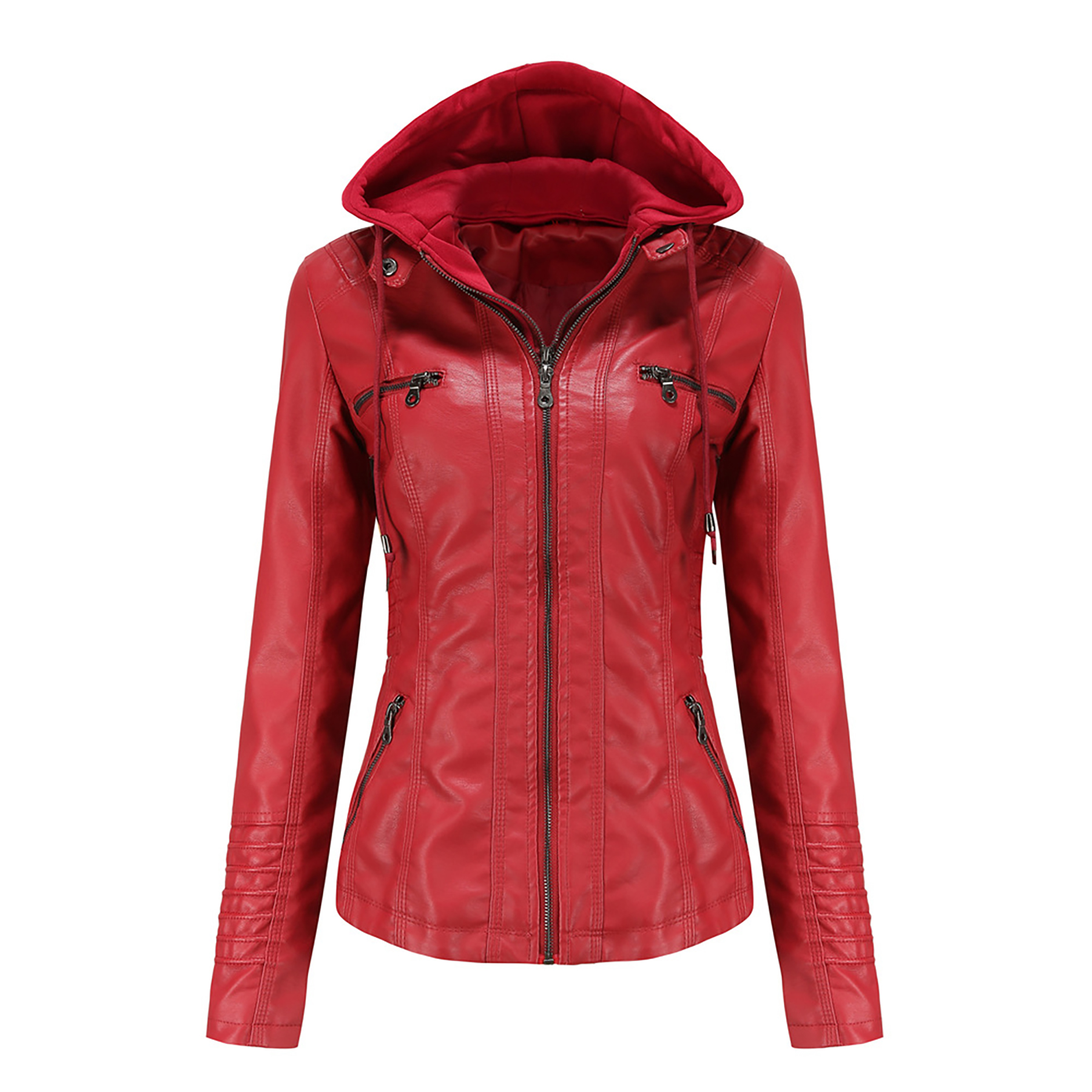 Women's Faux Leather Jacket 8