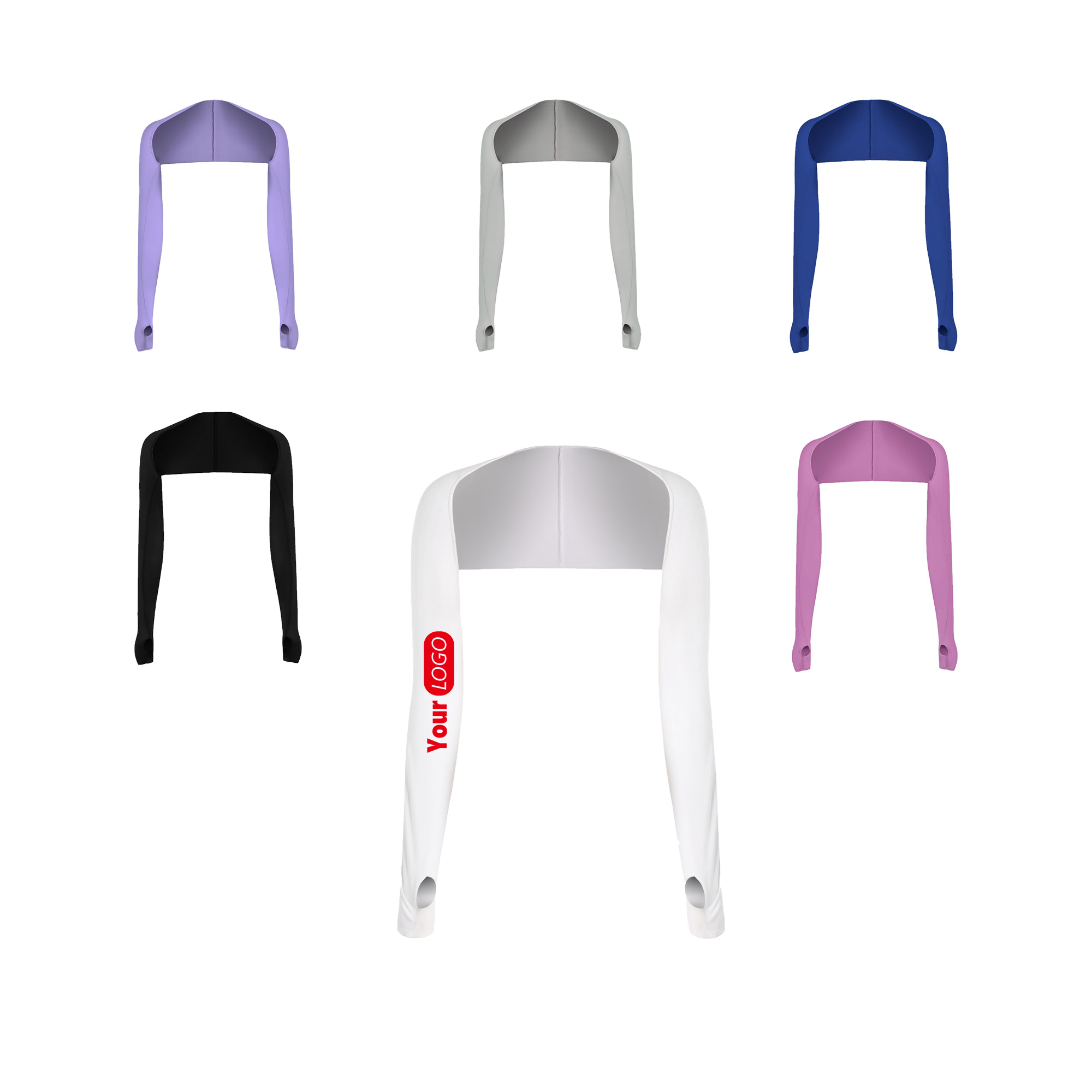 UV Guard Cape Sleeve Golf Cycling Activewear 2